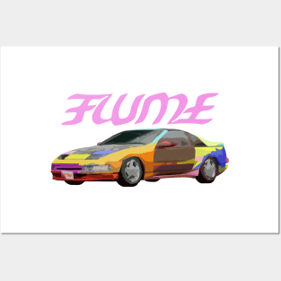 Hi This Is Flume Car Logo Posters and Art